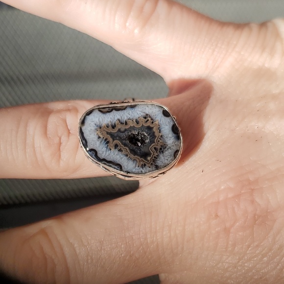 New Solar Agate 925 Silver Ring. - Picture 15 of 15
